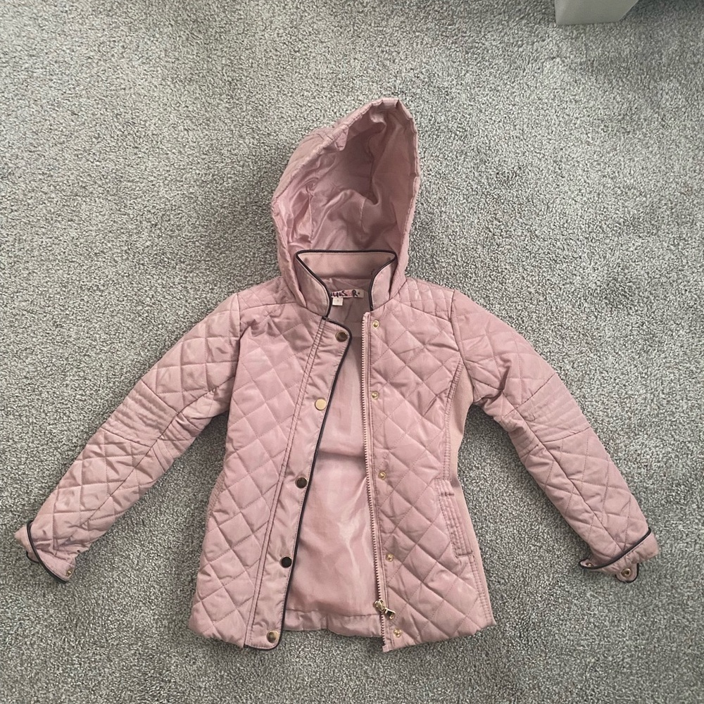 Girls lightweight pink jacket, 5​​​​